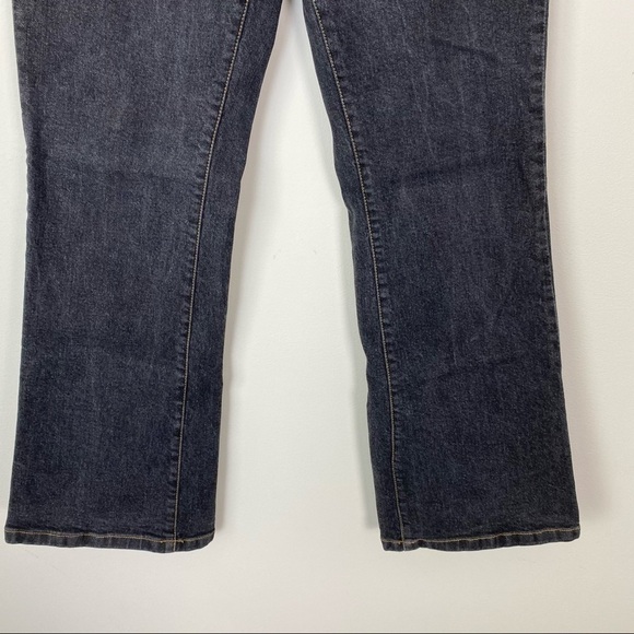 TH TOMMY JEANS Y2K Dark Wash Bootcut Stretchy Jeans 9 Retro Low Rise - Picture 9 of 13